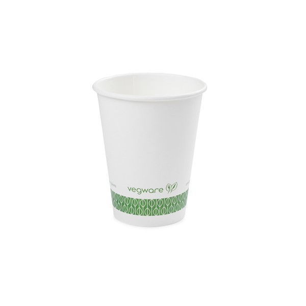 Vegware - 12oz white hot cup, Hot Cups, Products