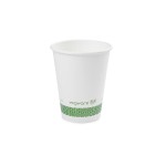 Pack of 50 White 6 oz Vegware LV-6 Hot Cup 
